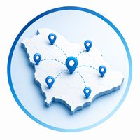 نقدم خدماتنا عبر شبكة تغطية واسعة تمتد إلى معظم مدن المملكة العربية السعودية نقدم خدماتنا عبر شبكة تغطية واسعة تمتد إلى معظم مدن المملكة العربية السعودية